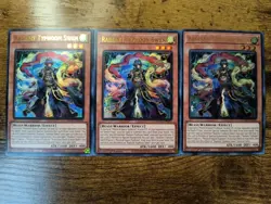 Radiant Typhoon Swen x3 DOOD-EN014 Ultra Rare 1st Edition NM Playset Yugioh TCG - Image 1