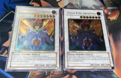 Yugioh 2010 Chaos King Archfiend TSHD-EN041 1st Ed Ultimate Rare VLP X2 - Image 2