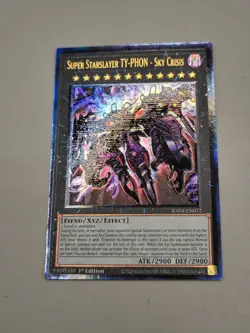 Yugioh Super Starslayer TY-PHON-Sky Crisis RA04-EN072 Prismatic Ultimate Rare NM - Image 2