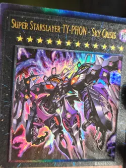 Yugioh Super Starslayer TY-PHON-Sky Crisis RA04-EN072 Prismatic Ultimate Rare NM - Image 3
