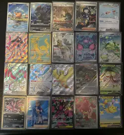 Pokemon 20 Card Lot Near Mint ir Sir Paf Promo Full Art Celebrations Hyper Rare - Image 1
