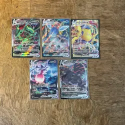 Pokemon TCG VMAX Lot of 5 Cards (Glaceon! Rayquaza! & More! - Image 1