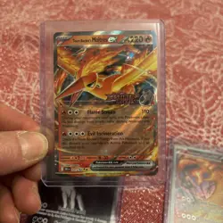 Team Rockets Moltres Ex Promo Cards & Absol Ex Mega evolution SIR 180/132 - Image 5