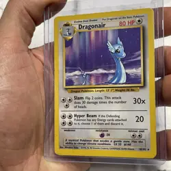 1999 Pokemon Base Set Dragonair #18/102 Non-Holo Rare LP Lightly Played Card TCG - Image 2