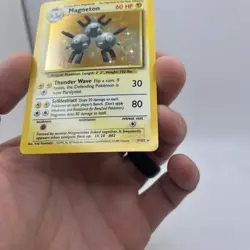 Pokemon TCG Magneton Base Set Holo Unlimited Rare Card 9/102 - Image 5