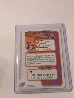 Nintendo Animal Crossing Cyrano e-Reader Game Card 104 Vintage 2002 - Image 3