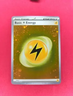 Pokemon Card - Lightening Energy - SVE 004 Cosmos Holo With Swirls! ?? - Image 1