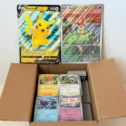 Pokemon Card Bulk Lot 1000+ Common/Uncommon Plus 2 JUMBO Card Modern Era English - Image 1
