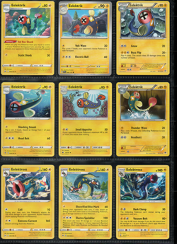 Pokemon TCG 9x Eelektrik Eelektross Lot Sun Moon Mixed Collection Set Cards - Image 1
