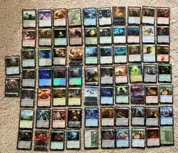 Lot 72 Magic the Gathering Trading Card Game Cards Lord of Rings Final Fantasy - Image 1