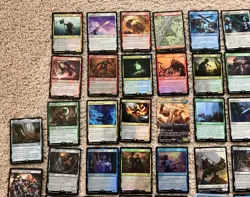 Lot 72 Magic the Gathering Trading Card Game Cards Lord of Rings Final Fantasy - Image 2