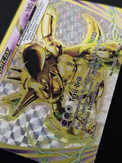 Nidoking BREAK 46/108 Evolutions Holo Pokemon Card - Image 2