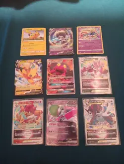 Pokemon TCG 9 Card Lot Holo Rare NM/M - Image 1