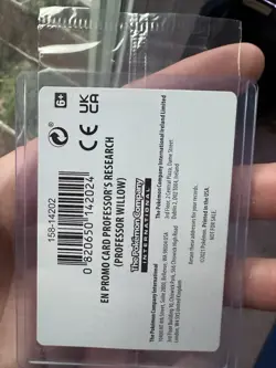 1x Pokemon TCG Professor's Research (Professor Willow) Promo Card, NEW Sealed! - Image 1