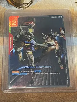 Close Combat - ST06-013 C+ Gundam Card Game - Image 1