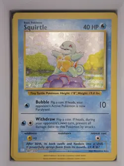 Pokemon TCG Squirtle 001/034 Trading Card Game Classic (CL) Classic Collection - Image 1