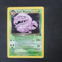 Dark Weezing 31/82 - Pokemon Team Rocket Unlimited Rare Card WOTC LP - Image 1
