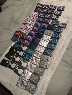 Pokemon TCG Sealed ETB Card Sleeves Assorted Lot of 70 - Image 1