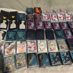 Pokemon TCG Sealed ETB Card Sleeves Assorted Lot of 70 - Image 3