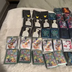 Pokemon TCG Sealed ETB Card Sleeves Assorted Lot of 70 - Image 4
