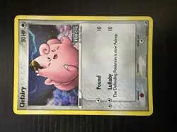 Pokemon TCG Clefairy Reverse Holo Card 53/115 Stamped EX Unseen Forces 2005 - Image 1