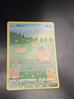 Ditto GG22/GG70 Crown Zenith: Galarian Gallery Holo Pokemon TCG Card - Image 1