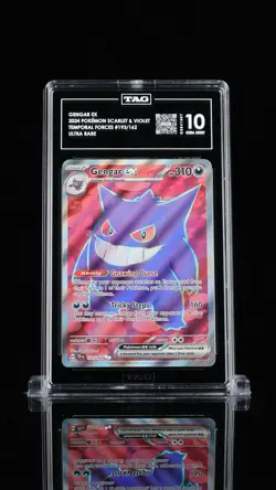 RANKED #7 Gengar EX Temporal Forces Ultra Rare Card 193/162 TAG 10 - Image 1