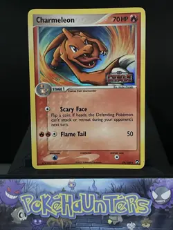 Pokemon Card Charmeleon 28/108 EX Power Keepers Stamped Reverse Holo Rare Played - Image 1