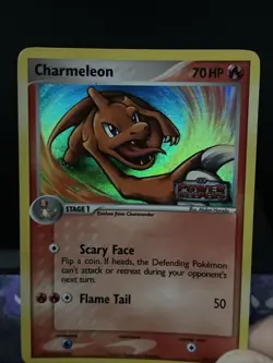 Pokemon Card Charmeleon 28/108 EX Power Keepers Stamped Reverse Holo Rare Played - Image 2