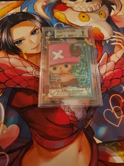 BGS 9 One Piece Card Game Tony Tony Chopper L Leader Parallel OP08-001 English - Image 1