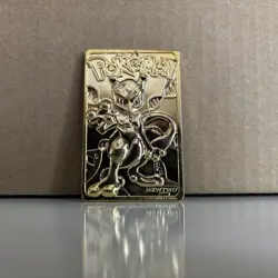 RARE 1999 23 Karat Gold-Plated Mewtwo Pokemon Trading Card - Image 1