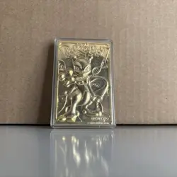 RARE 1999 23 Karat Gold-Plated Mewtwo Pokemon Trading Card - Image 4