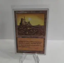 ?? Rare MTG Card - City of Brass - 5th Edition Magic the Gathering - Image 1