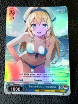 Priestess Full Art Anime One Piece Waifu Trading Card Holofoil Season 3 - Image 1