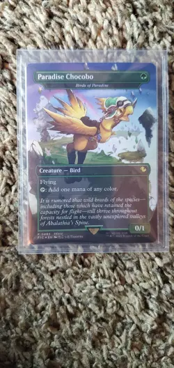Paradise Chocobo - Birds of Paradise (Borderless) FIC 0483 Foil Promo - Image 1