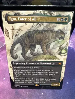 Ygra, Eater of All (Borderless) Bloomburrow Regular - Image 1