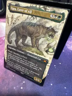 Ygra, Eater of All (Borderless) Bloomburrow Regular - Image 2