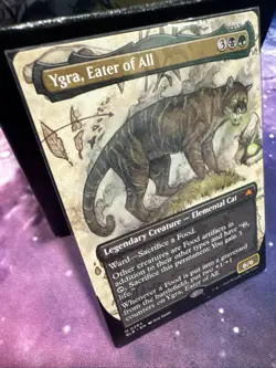 Ygra, Eater of All (Borderless) Bloomburrow Regular - Image 3