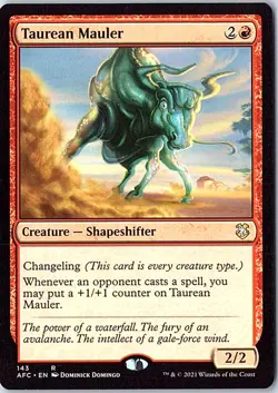 Taurean Mauler R Commander: Adventures in the Forgotten Realms 143 LP MTG - Image 1