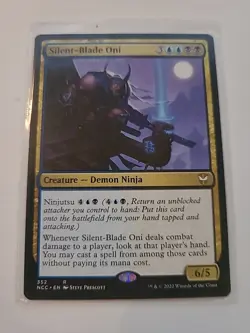 MTG Silent-Blade Oni Rare - MN - Image 1