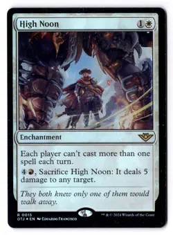 High Noon NM* FOIL Outlaws Of Thunder Junction ENGLISH 0015 mtg -UnltdCards - Image 1