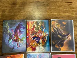 Magic The Gathering Final Fantasy Art Series Lot ALL STAMPED Tifa Yuna More - Image 3