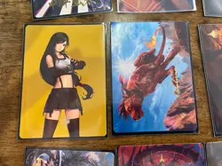 Magic The Gathering Final Fantasy Art Series Lot ALL STAMPED Tifa Yuna More - Image 4