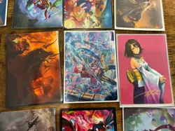 Magic The Gathering Final Fantasy Art Series Lot ALL STAMPED Tifa Yuna More - Image 5