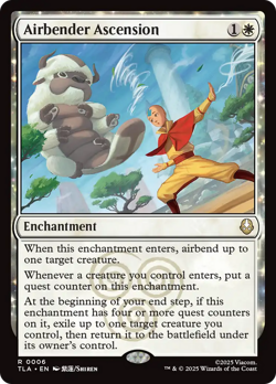 Airbender Ascension - 6 - Avatar: The Last Airbender- Near Mint - MTG - Image 1