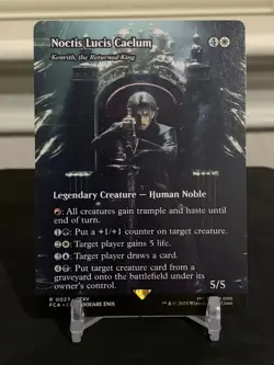 MTG Final Fantasy Noctis Lucis Caelum 0023 Borderless Regular - Image 1