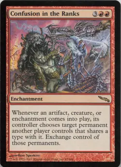 Confusion in the Ranks R Mirrodin 87 - LP/MP - Image 1