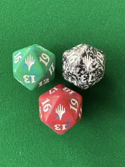 Magic The Gathering Dice D20 Spin down Counter Rare Assorted Lot (qty 18) - Image 2