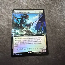 South Pole Voyager 367 Magic The Gathering MTG Avatar Extended Art Foil NM - Image 1