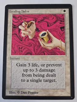 MTG - Healing Salve MP - Beta Limited Edition - Image 1